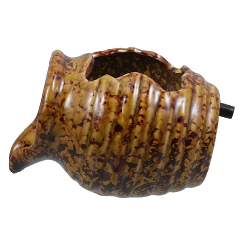 STOBAZA Landscape Fountain Jar Fish Tank Waterfall Ceramic Fountain Decor for Relaxing Courtyard