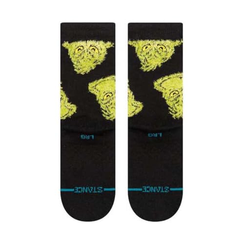Calcetines para niños Stance Mean One transpirables de algodón negro y elásticos 3