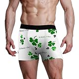 311 Men Retroshorts Kleeblatt Unterhose Passform Boxershorts Men Atmungsaktiv Unterwäsche Für Ehemann, Junge, Mann M