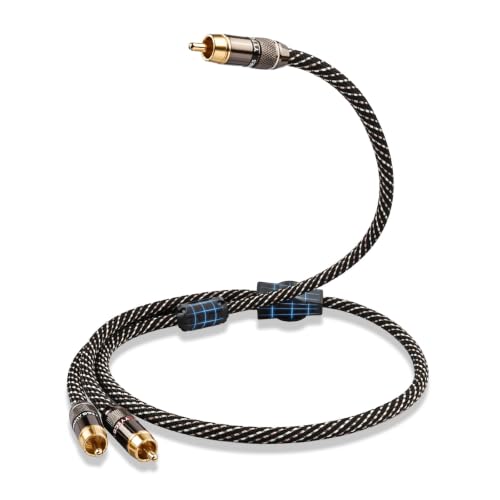 Audiophile RCA Cables with Nylon Braid