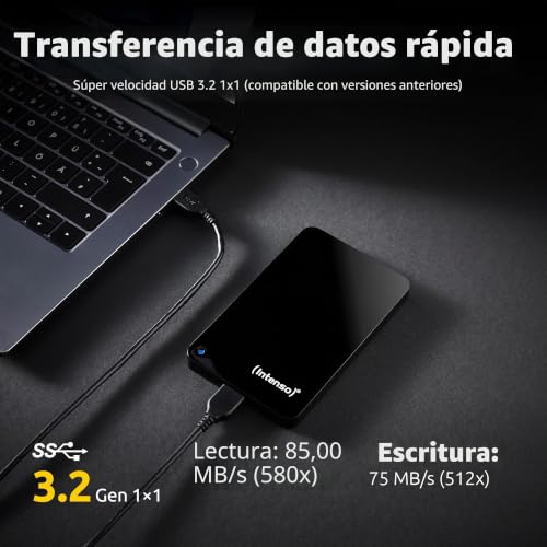 Disco duro externo 2 TB para solucionar la falta de espacio y guardar carpetas pesadas 4