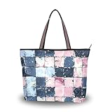 Intérieur fonctionnel et spacieux : conçu pour être pratique, ce sac fourre-tout avec fermeture éclair dispose d'un compartiment principal zippé, de 3 poches intérieures, offrant suffisamment d'espace pour tous vos essentiels quotidiens.