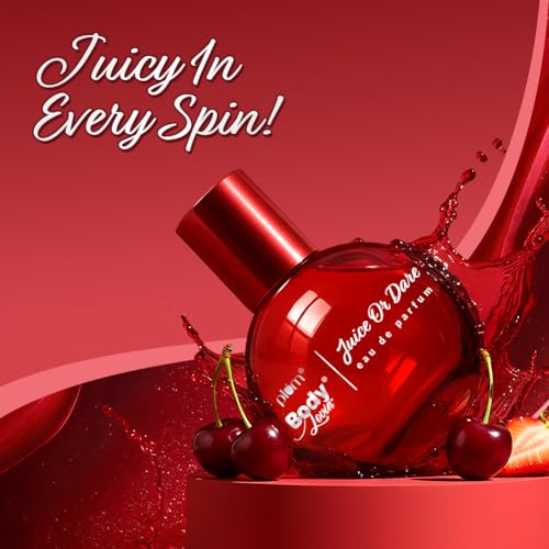 Image of Plum BodyLovin' Juice Or Dare Valentine-Ready Eau De Parfum | Long Lasting Gourmand fragrance with oriental blend of juicy red fruits & fizzy strawberries | Luxurious scent, Purse-Friendly | 50ml