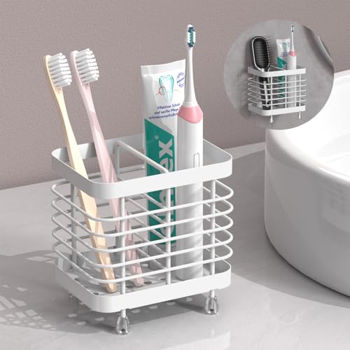Luxspire Porta Cepillo de Dientes Baño, 10 * 8 * 10,5...