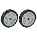 2 Pack Genuine Husqvarna 532401274 8" x 1.75" Wheel Replaces 401274 401274X460 Gray OEM