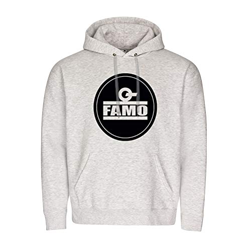 Sweat à capuche FAMO Copytec #19883 gris XL pour entreprise
