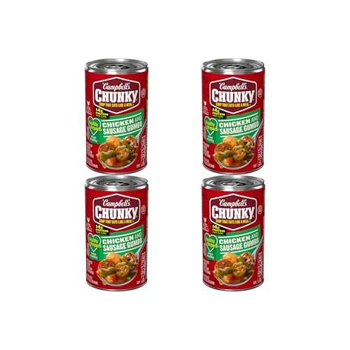 Image of Campbell's Chunky Soup,Healthy Request Chicken and Sausage Gumbo,18.8 Oz Can,(Pack of 4)