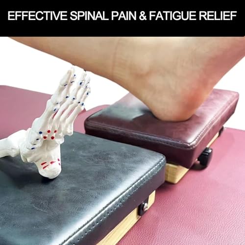 Tabla aceleradora de descompresión espinal Chiropractic Speeder Board con cojín de cuero, ajuste de alivio de presión y altura de descenso ajustable para hombro, codo, rodilla y tobillo miniatura 7