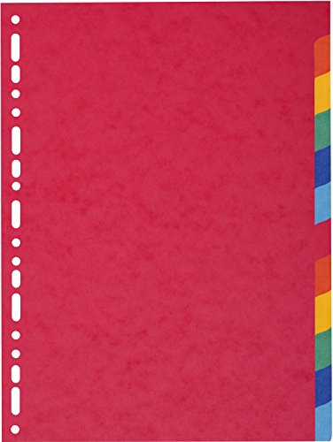 Preisvergleich Produktbild EXACOMPTA 2012E Intercalaires onglets, 8 touches, PP Klar