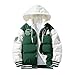 Mens Down Coats Long Sleeve Hooded Puffer Jackets Fall Winter Thicken Warmth Fashion Cotton Padded Outwear Coats