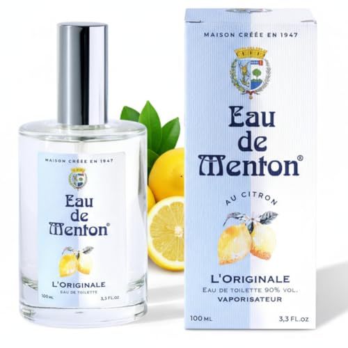 Eau de Menton - L'Originale, dal 1947 - Eau de Toilette mista, Artisan Profumatore in Costa Azzurra (100 ml)