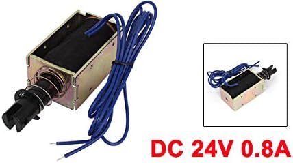 Sourcingmap a14052300ux1091 Stroke Pull Type Open Frame Solenoid Electromagnet, DC 24V, 0.8 A, 70N Force, 20 mm - Image 3