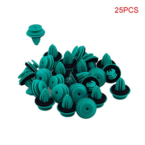 Clip de fixation nylon pour plaque de voiture compatible 90467-10188 - 3