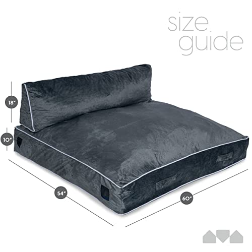 image for Milliard Deluxe Crash Pad, Bean Bag Couch, Sensory Pad with Foam Block