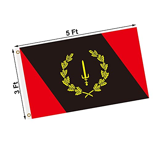 Black American Heritage Flag 1967 3x5 Ft, African American Heritage Flags Sword For Dorm College Room Wall, Double Printed Black History Month Flag Banner Garden Outdoor With UV Fade Proof