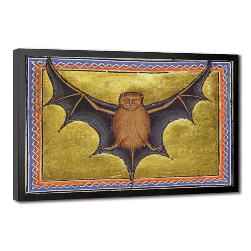 Impression sur toile chauve-souris haute définition style Aberdeen Bestiary