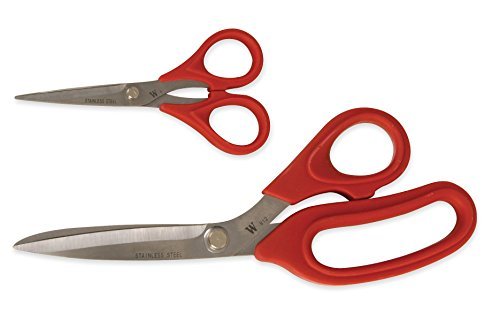 Wiss WHCS2 Home Craft Sew Scissor Set (2-Piece) by Wiss
