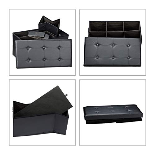 Banc de rangement rectangle pliant : la solution sérénité pour retrouver un intérieur épuré