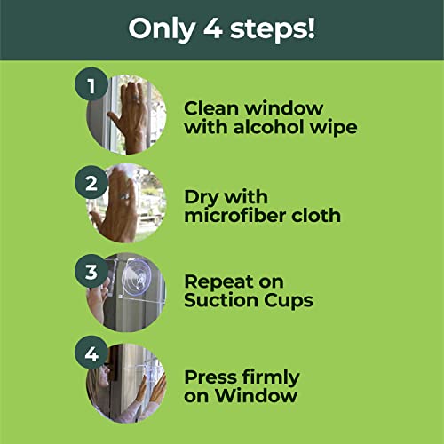 Image of Window Garden Double Veg Ledge - Window Shelf for Plants, Clear Acrylic Shelves - Suction Cup Indoor Plant Holder - Glass Window Sill Extender for Microgreens Kit, Planters (1 Pack)