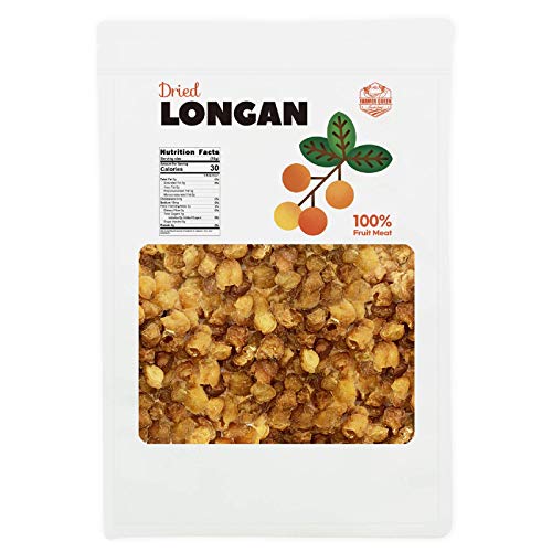 Farmer Queen Natural Dried Longan 100% fruit Meat / Dimocarpus longan Loureiro / 桂圆干 龙眼干 / 용안육 8oz (227g)