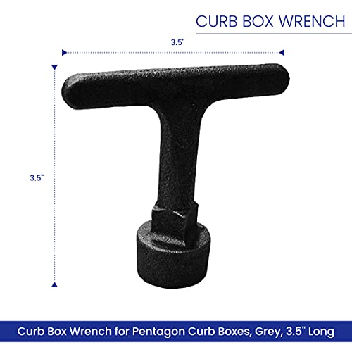 Jones Stephens Curb Box Wrench For Pentagon Curb Boxes #TOP1