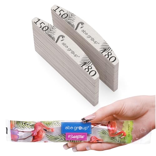 Limes à ongles 150/180 flamant rose Aba Group pour manucure maison