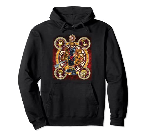 Disney Kingdom Hearts Group Circle Kingdome Sudadera con Capucha