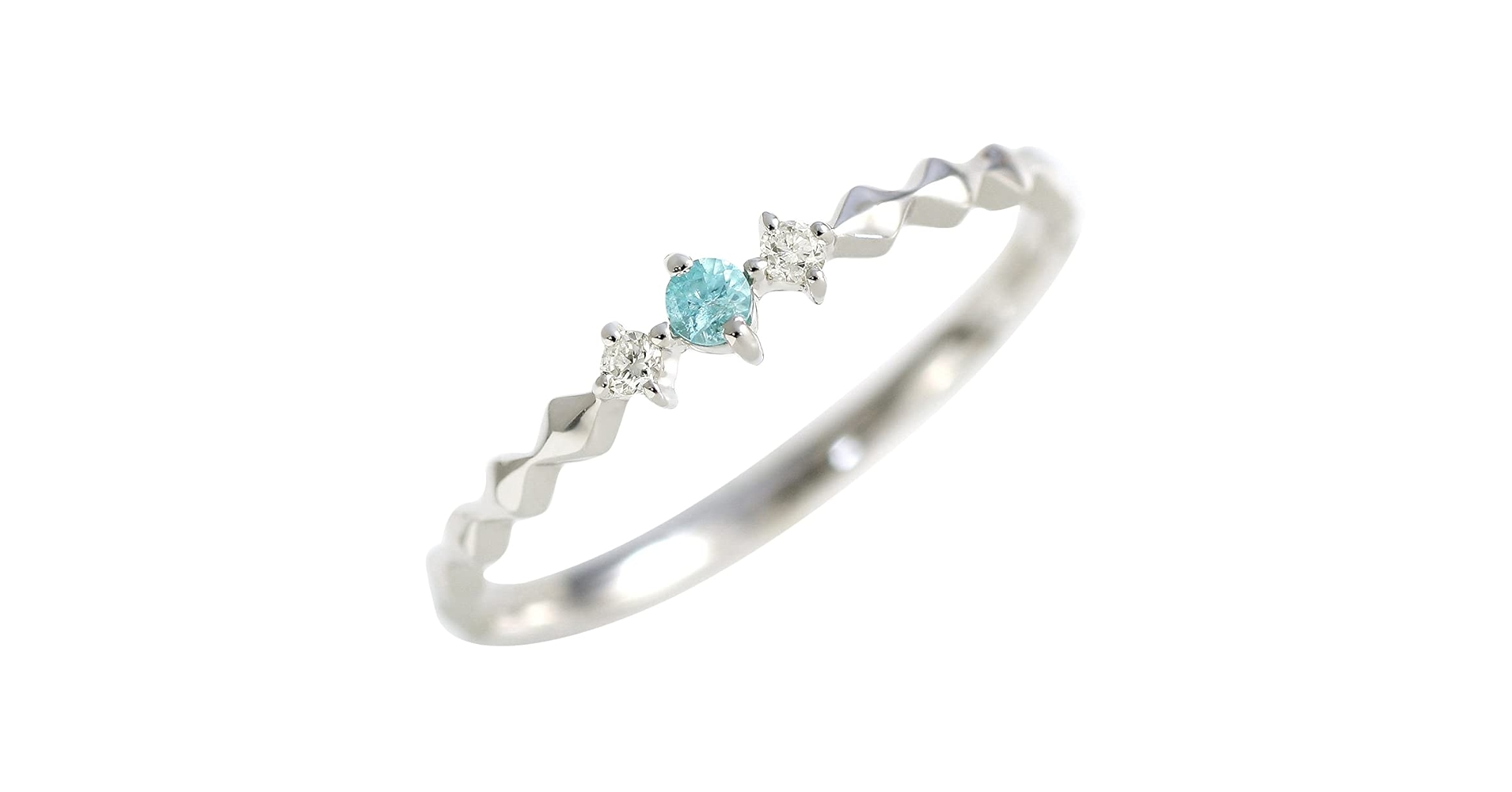 Amazon | [チェリッシュ] パライバトルマリン リング 指輪