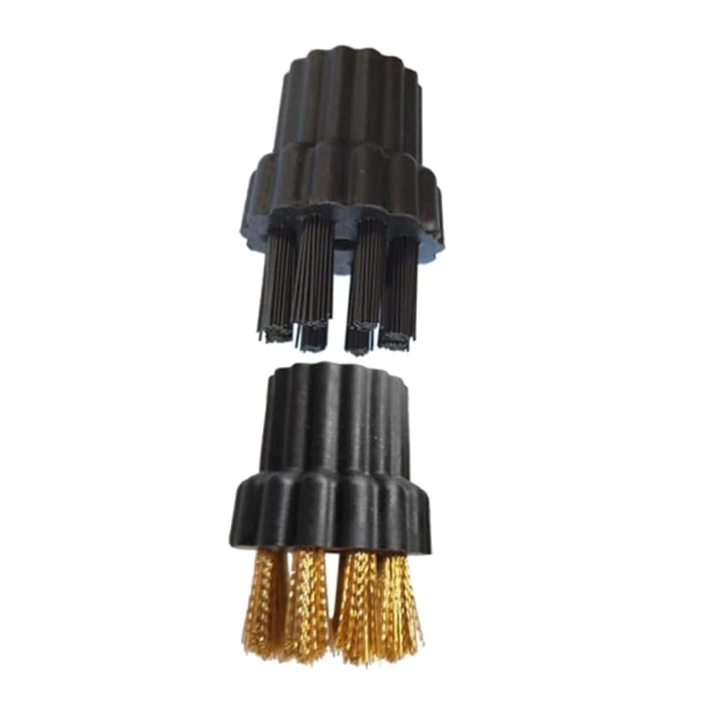 Produktbild von 10er Pack Dampfmopf-Bürstenköpfe – 5x Nylon + 5x Messing, Ersatz Für Dampfreiniger