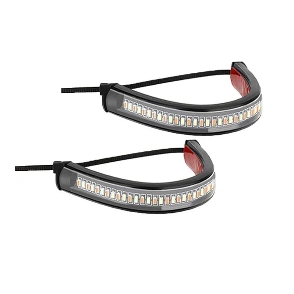 Feu arrière clignotant moto LED et éclairage de plaque immatriculation - 8