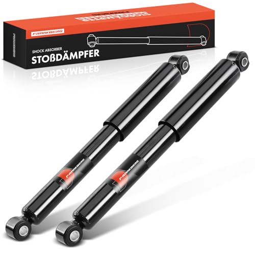 Frankberg 2x Shock Absorber Strut Rear Left Right 444mm Gas pressure Compatible with Matiz M200 M250 Matiz M100 M150 Spark Replace# 315092, 96424027
