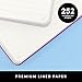 PAPERAGE Lined Journal Notebook, (Sky Blue), 252 Pages, Medium 5.6 in x 8 in - 100 GSM Thick Paper – Hardcover Journaling Notebook for Work, School & Note Taking