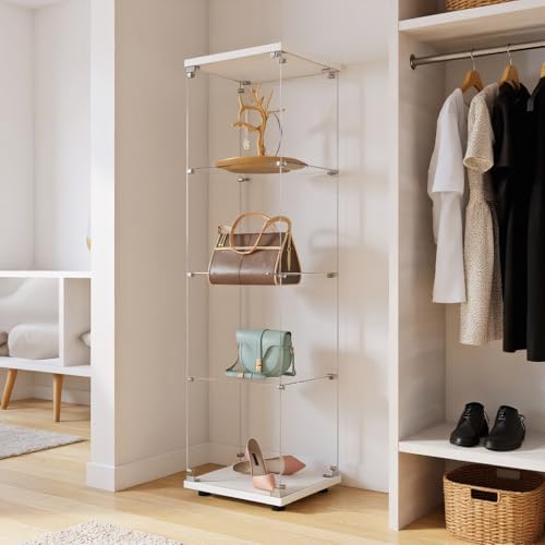 YNYHTER Vitrina de Cristal Salon 164x42.5x36.5