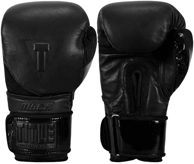 TITLE Boxing Black Heavy Bag Gloves 2.0 - Boxing Gloves, Punching Bag Gloves, Kickboxing Gloves, Punching Gloves, Heavy Bag Gloves, Boxing Gloves, Men Boxing Gloves, Women Boxing Equipment