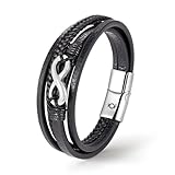 UNIQAL | Unendlichkeit Leder Armband 