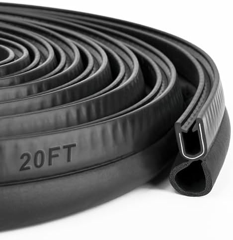 20FT 6M Car Door Rubber Seal Strip Trim Seal W/ Side Bulb Car Weather Stripping - View #6