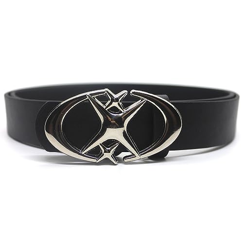 Trendy design double crescent cross star buckle belt for women's fashion versatile belt jeans belt Y2K belt
