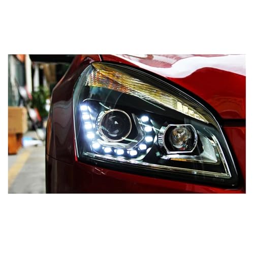 Image of TWMEU Car Headlight For Nissan For Qashqai LED Headlight 2007-2016 Headlights DRL Turn Signal good Beam Angel Eye Projector Head Lamp Front Bumper Head Light