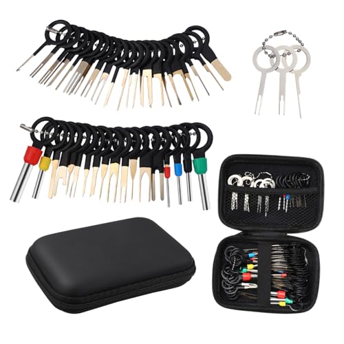 Kit extraction de bornes auto UPKOCH 76 pièces avec extracteur pince cosse inoxydable