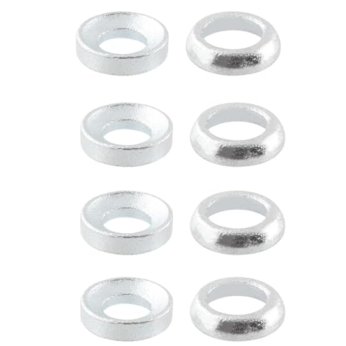 4 Sets Universal M6 Bike Brake Screw Washer Spacer, Concave and Convex Disc Brake Spacer Washers