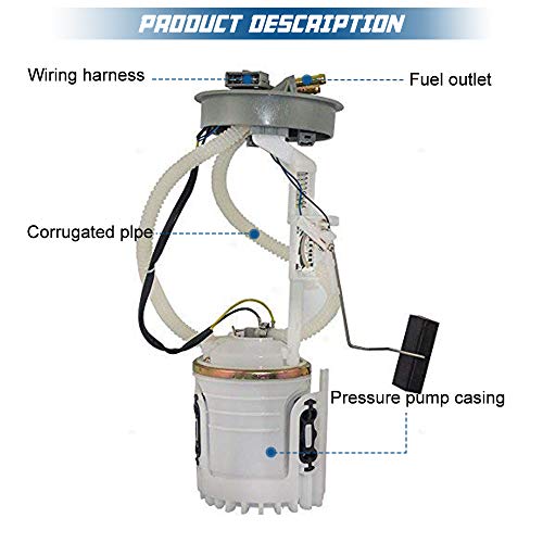 image for Apeixoto Electric Fuel Pump E8366M for 1991-1997 Passat 1997-2002 Cabr