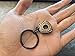 2PC Keychain Set - Wankel Rotary Engine & Turbo Keychain (Gunmetal)