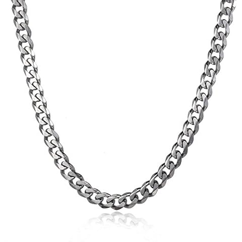 Trendsmax Gold Plated Stainless Steel Necklace Chain for Mens Women Miami Curb Cuban Chain Box Wheat Link Chain Necklace 18-24inch, not known Cover