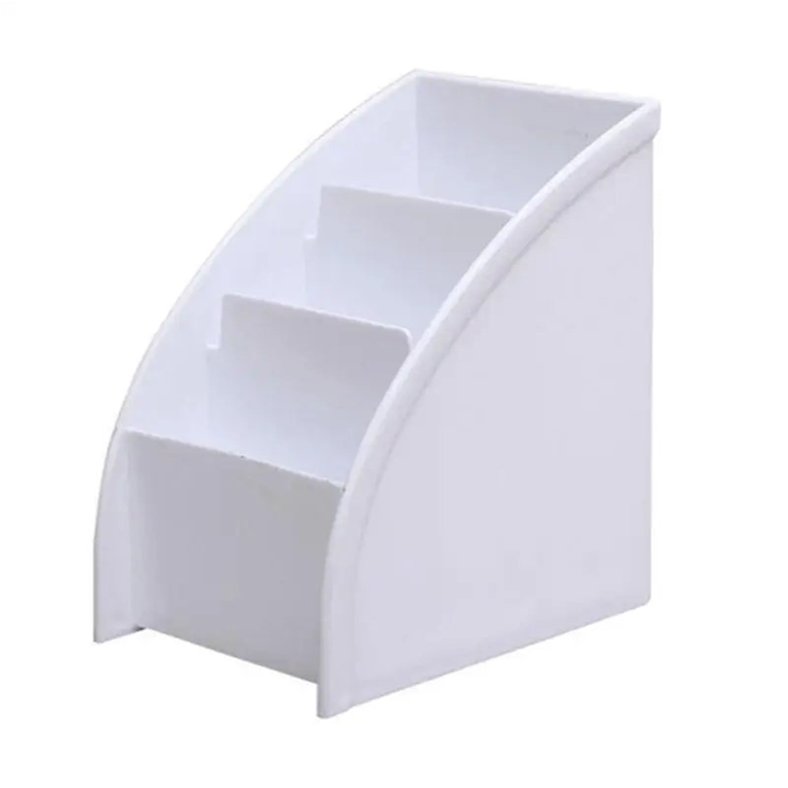 WUYXTO 5 Pcs TV Remote Control Storage Holder Mobile Phone Stand Home Office Boxes Desktop Case For Desktop(White)