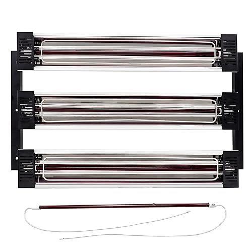 Lumière chauffante à infrarouge 3000W à ondes courtes pour cuisson de vernis - 4