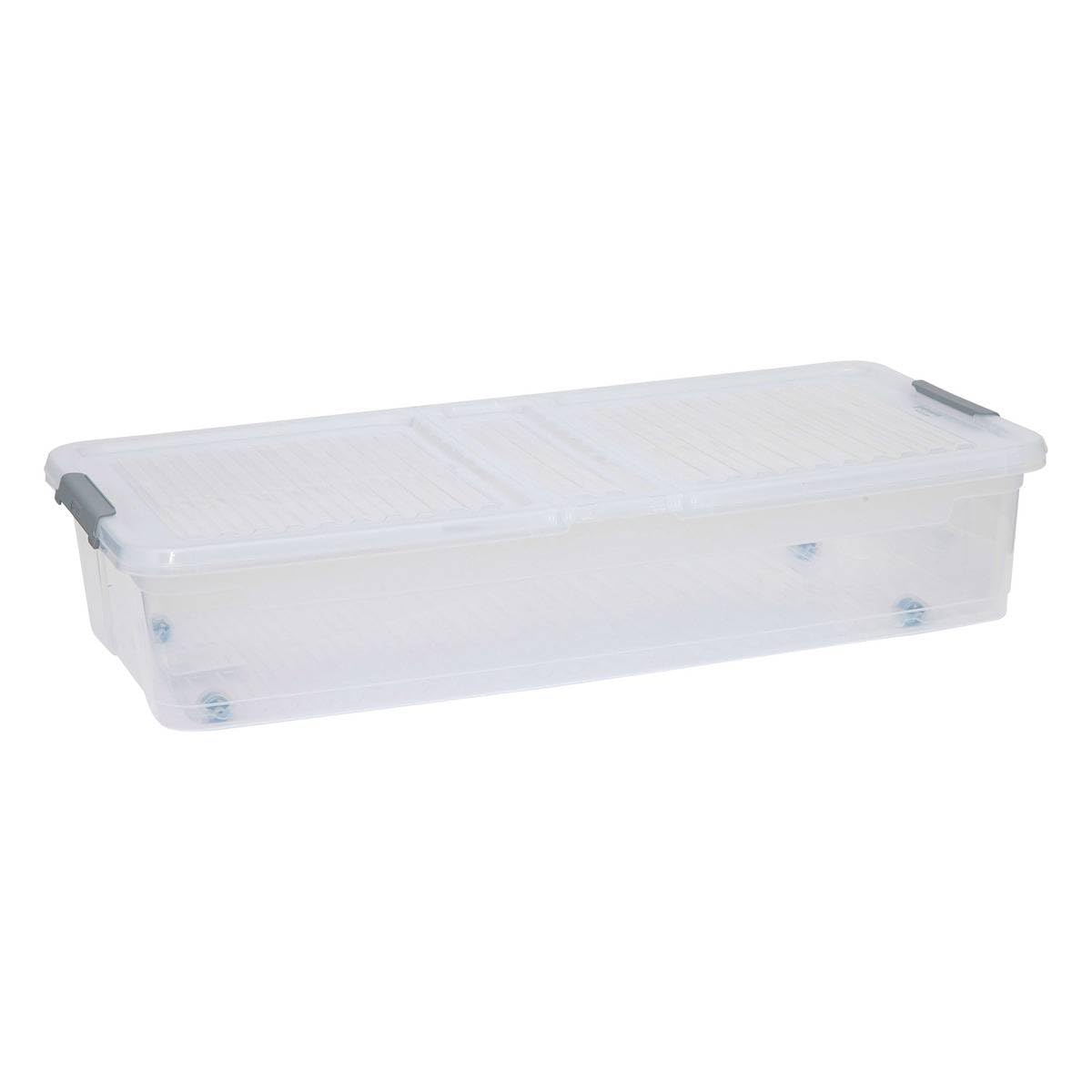5Five - Boîte de Rangement FLIP'N BED en Plastique - 33l - 76,​5x37,​5x16cm - Organisateur Maison, Boîte de Rangement Polyvalente, Accessoire Pratique