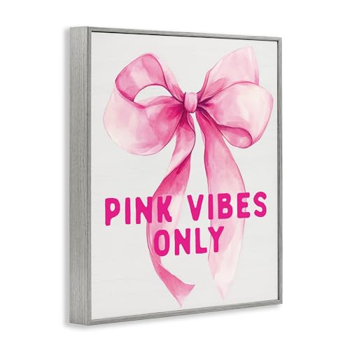 Impression giclée encadrée décoration murale Stupell Industries rose gris - 3