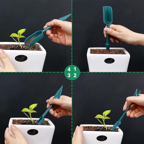 Set de 12 herramientas para sembrar semillas manuales miniatura 7