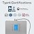 Tyent - Q-Series Water Ionizer - Dual Filtration System - Hydrogen Enhanced Water Purification - Adjustable pH Settings - Backlit Color Touch Panel & Auto-Flow Stop