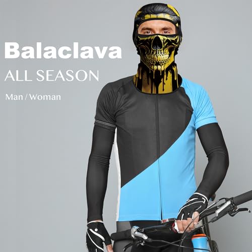 Image of Obacle Balaclava Face Mask Men Women for Sun Protection Motorcycle Fishing Raves